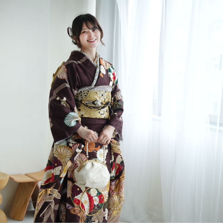 レンタル 振袖 成人式 結婚式 21点セット 古典柄 レトロ アンティーク