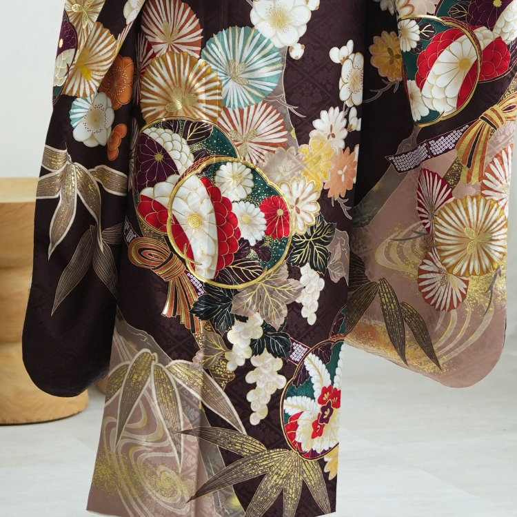 レンタル 振袖 成人式 結婚式 21点セット 古典柄 レトロ アンティーク