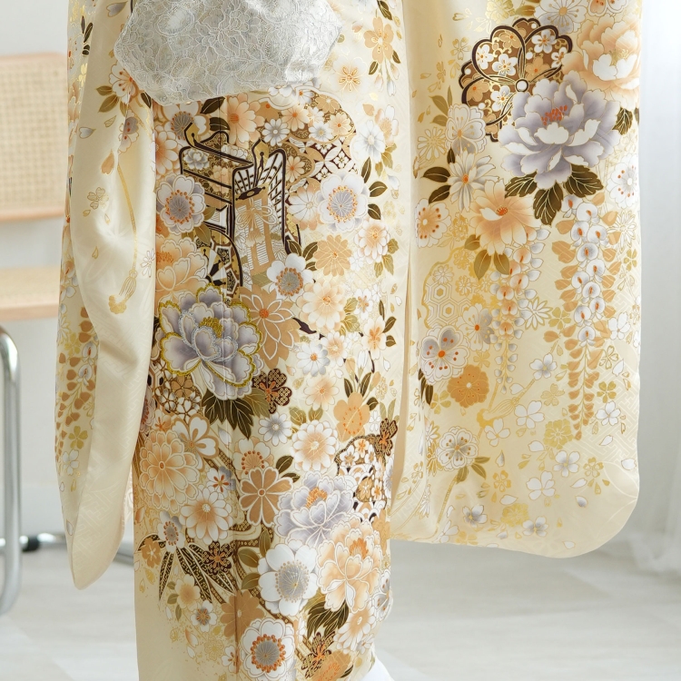 レンタル 振袖 成人式 結婚式 21点セット 古典柄 レトロ アンティーク