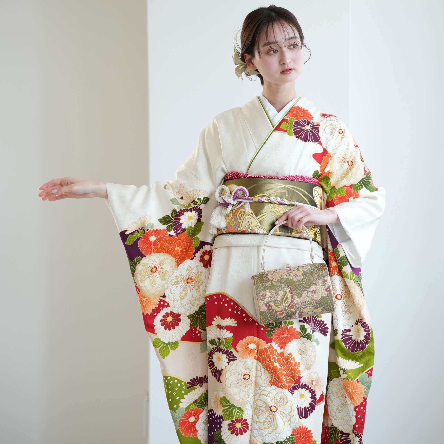 振袖 21点セット（ kimono furisode ）