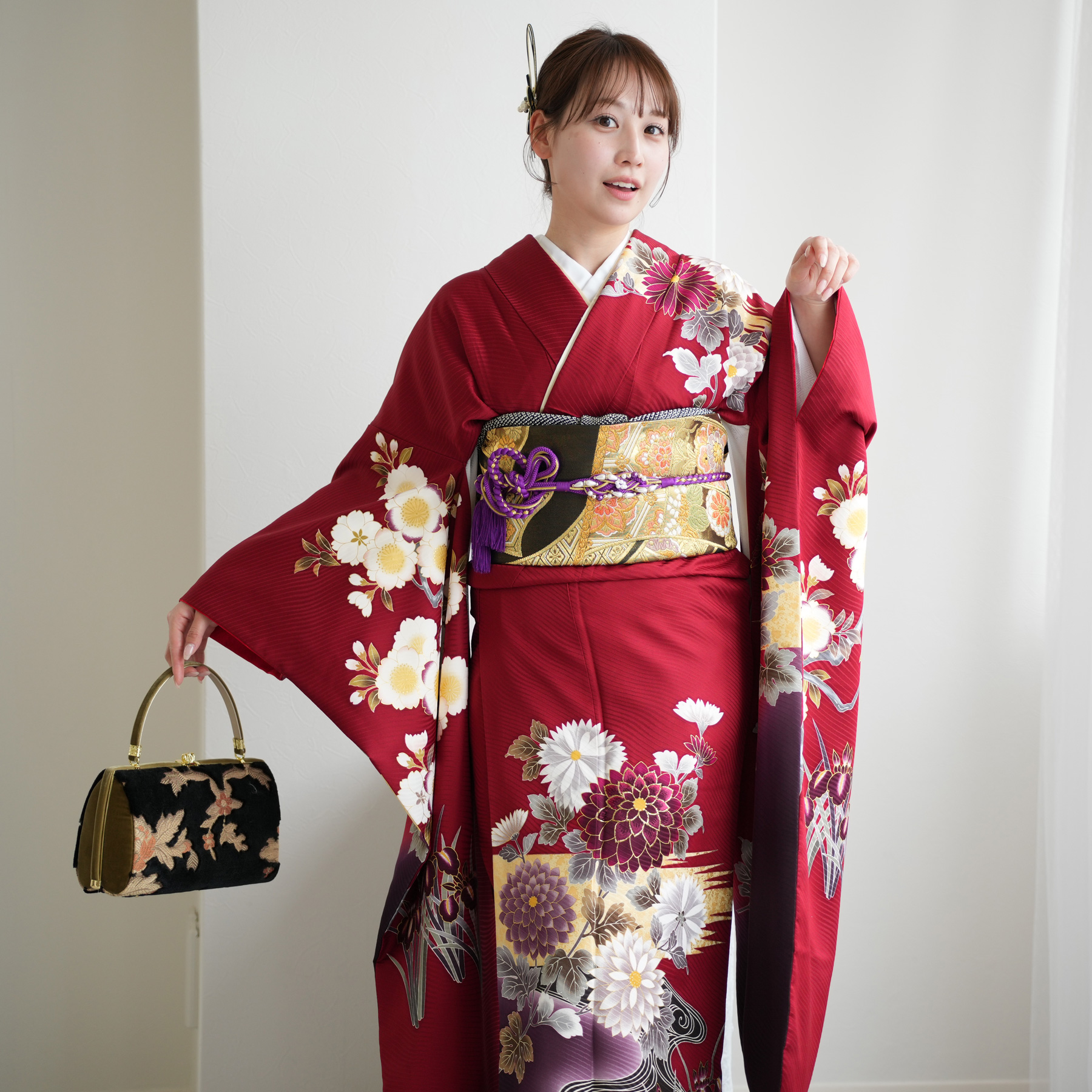 振袖 21点セット（ kimono furisode ）