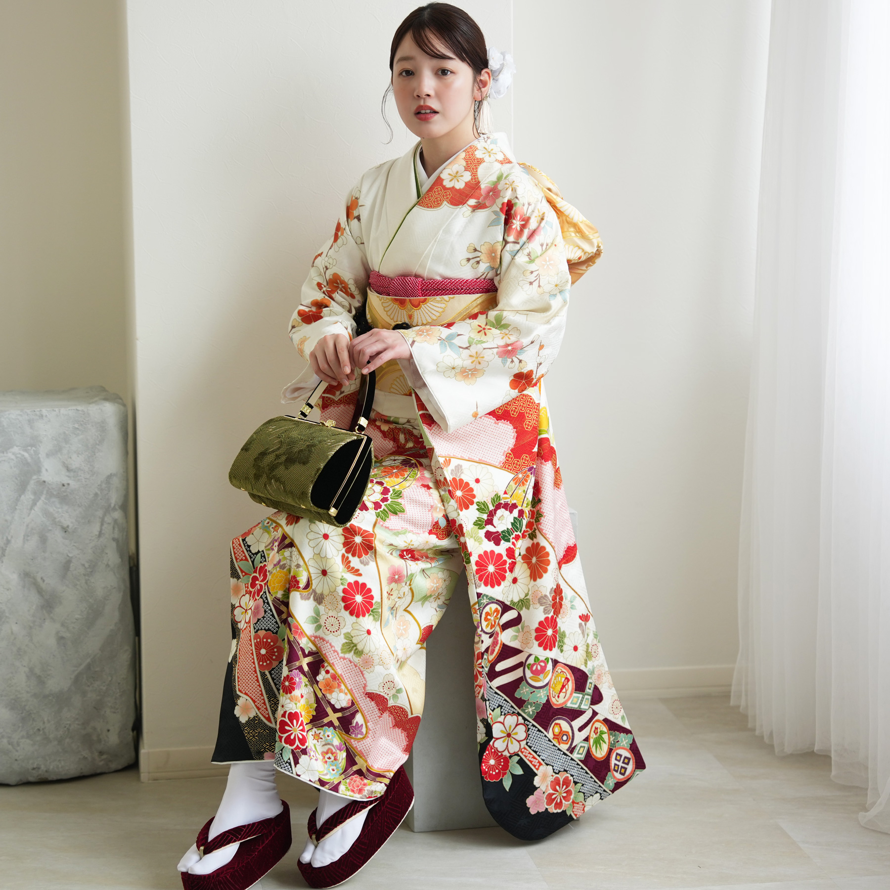 振袖 21点セット（ kimono furisode ）