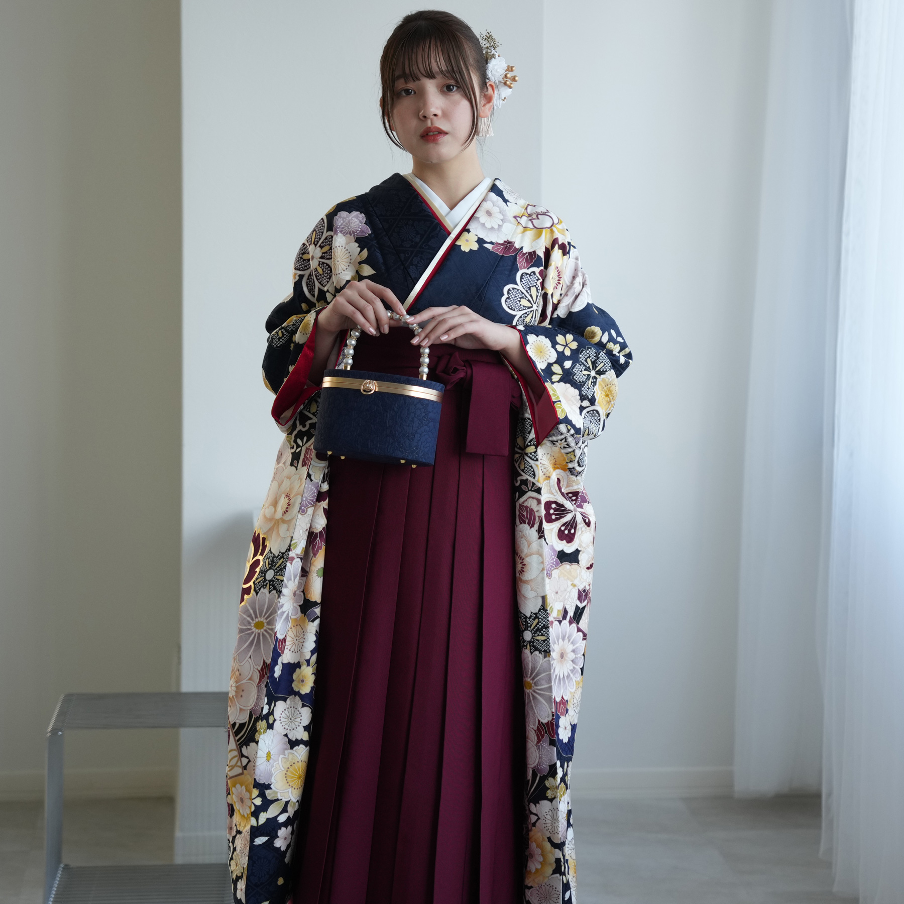 振袖+袴 18点セット（サブ4画像）