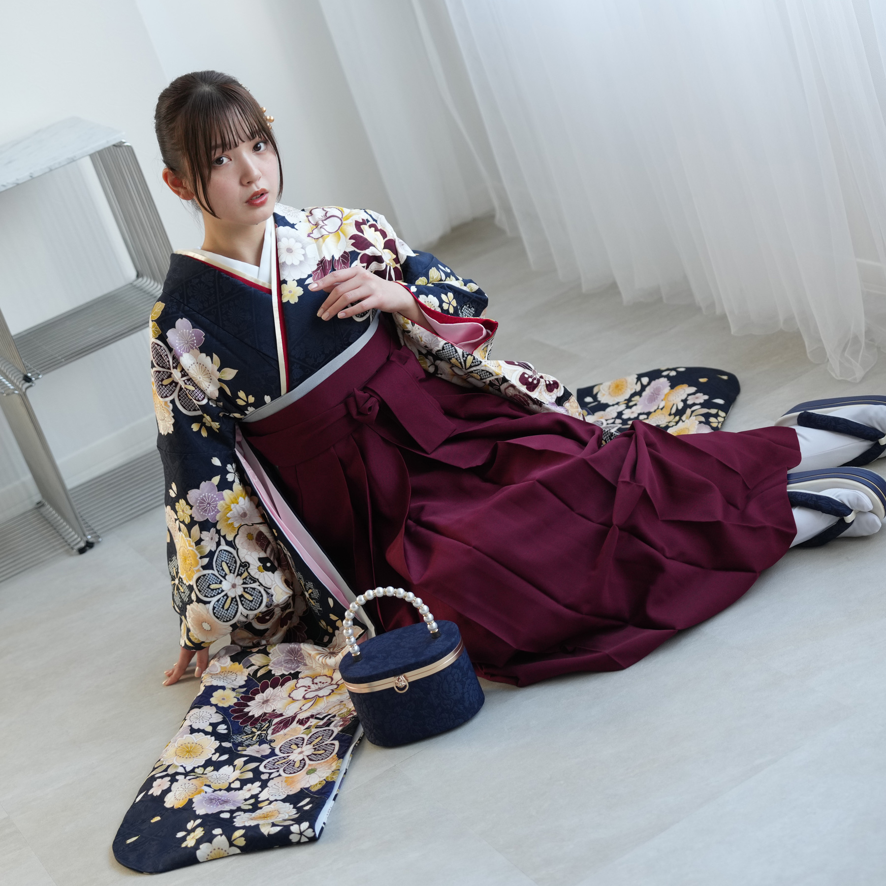 振袖+袴 18点セット（サブ5画像）