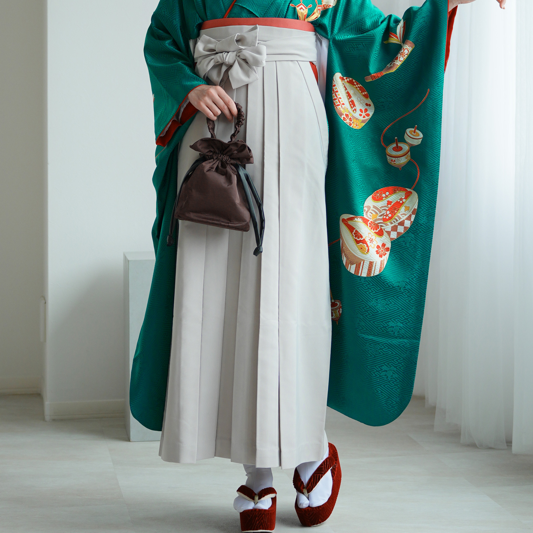 振袖+袴 18点セット（ kimono hakama ）