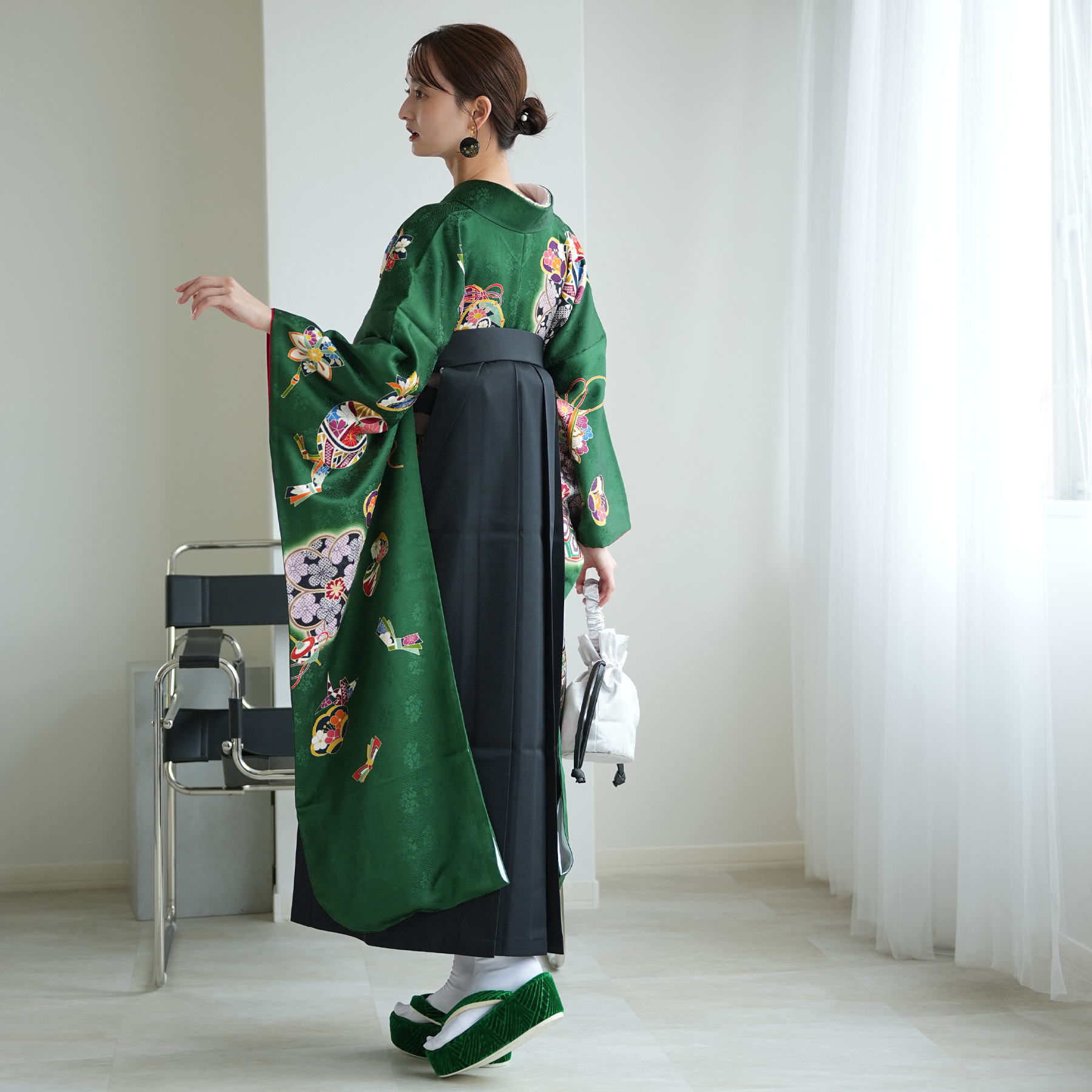 袴 レンタル 卒業式 18点セット クラシカル...の詳細画像4