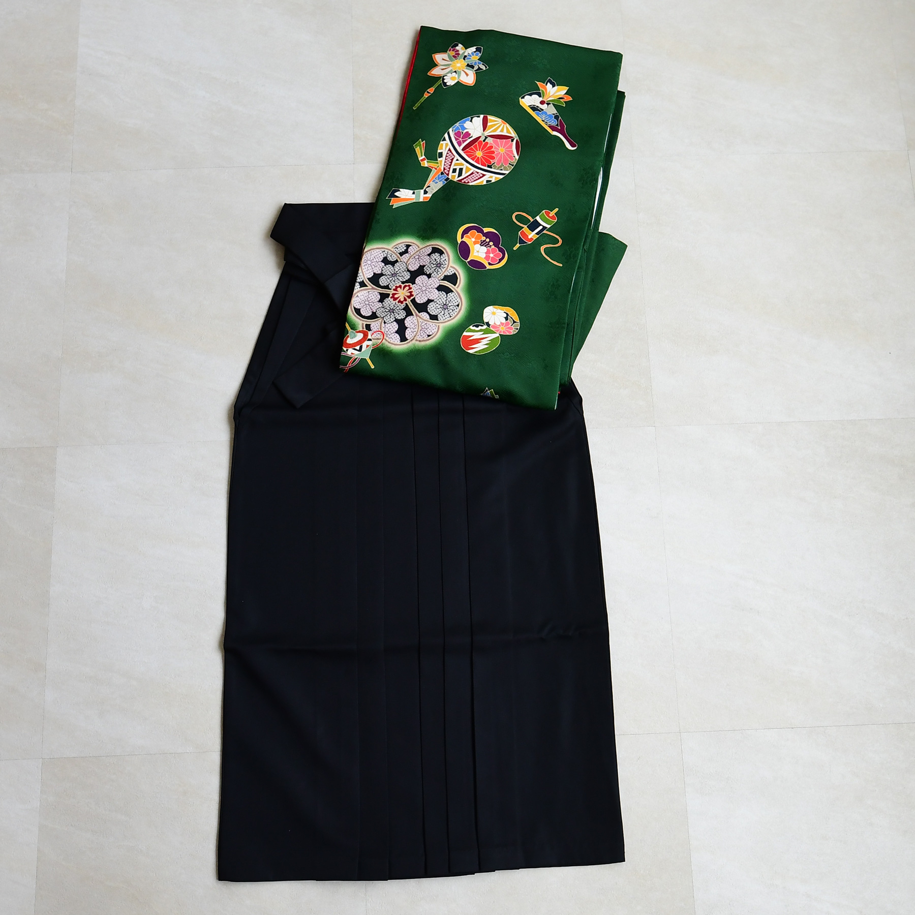 振袖+袴 18点セット（ kimono hakama ）