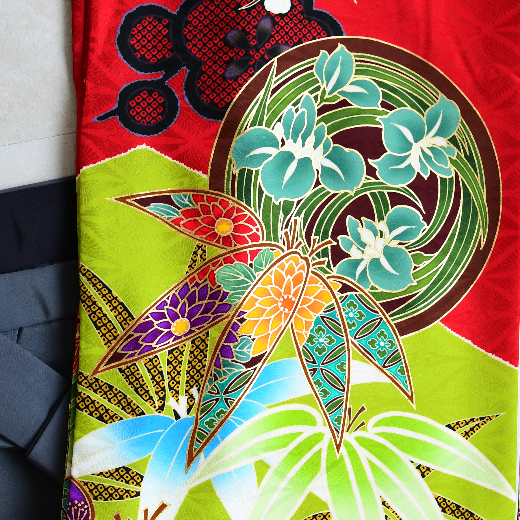 振袖+袴 18点セット（ kimono hakama ）