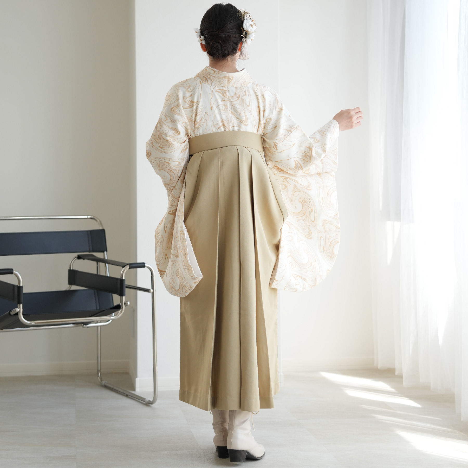 袴 レンタル 卒業式 袴 2尺袖着物 袴 17...の詳細画像5