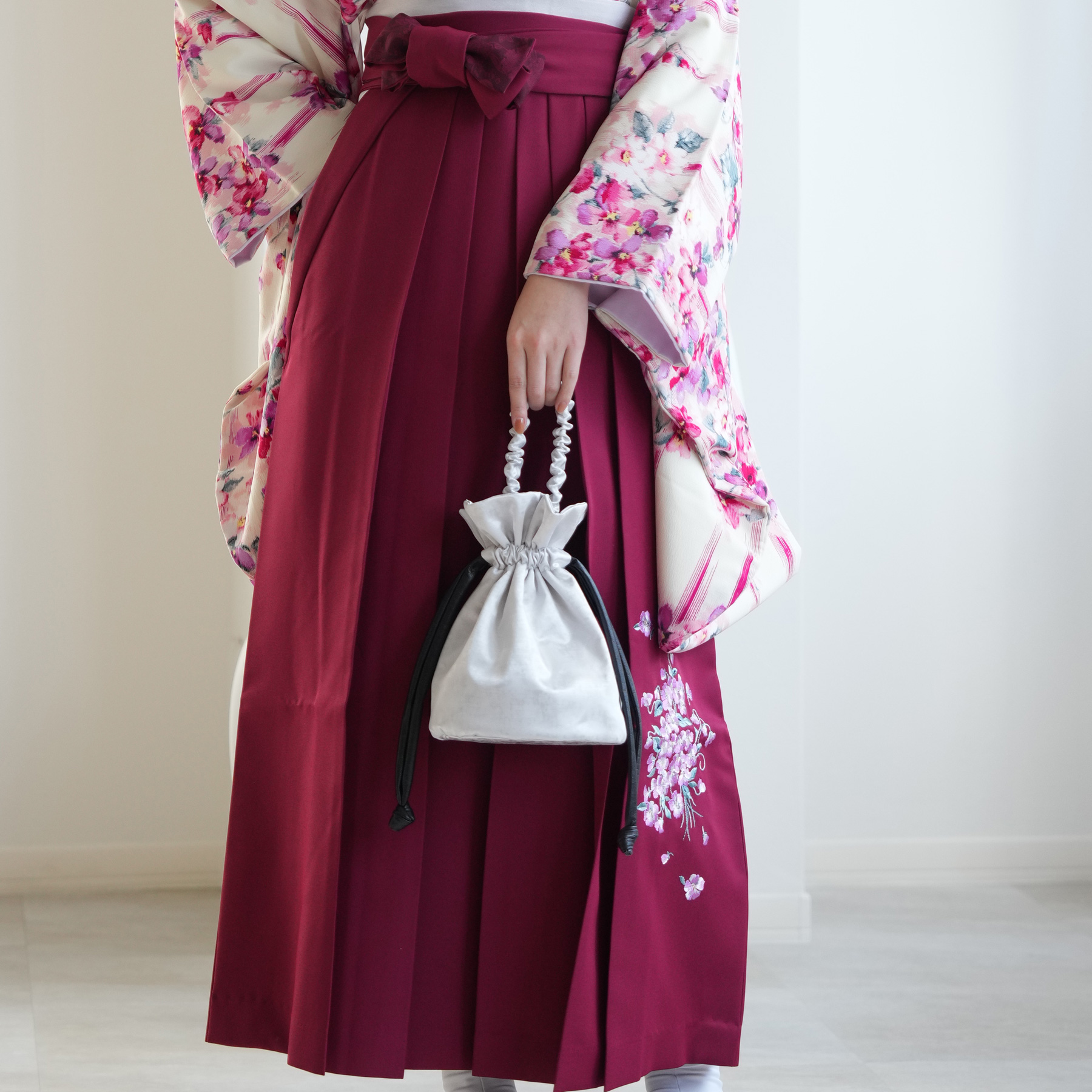 袴 レンタル 卒業式 2尺袖着物 17点セット JILL STUART ジル