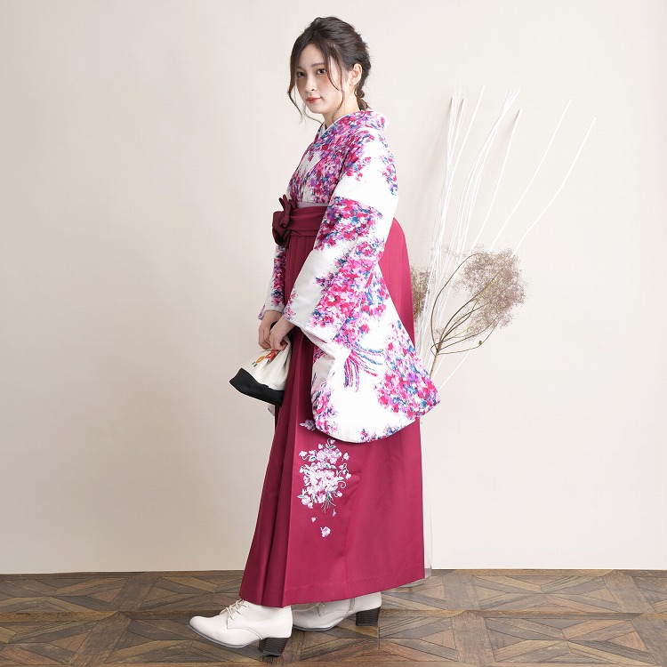 袴 レンタル 卒業式 2尺袖着物 17点セット JILL STUART ジル