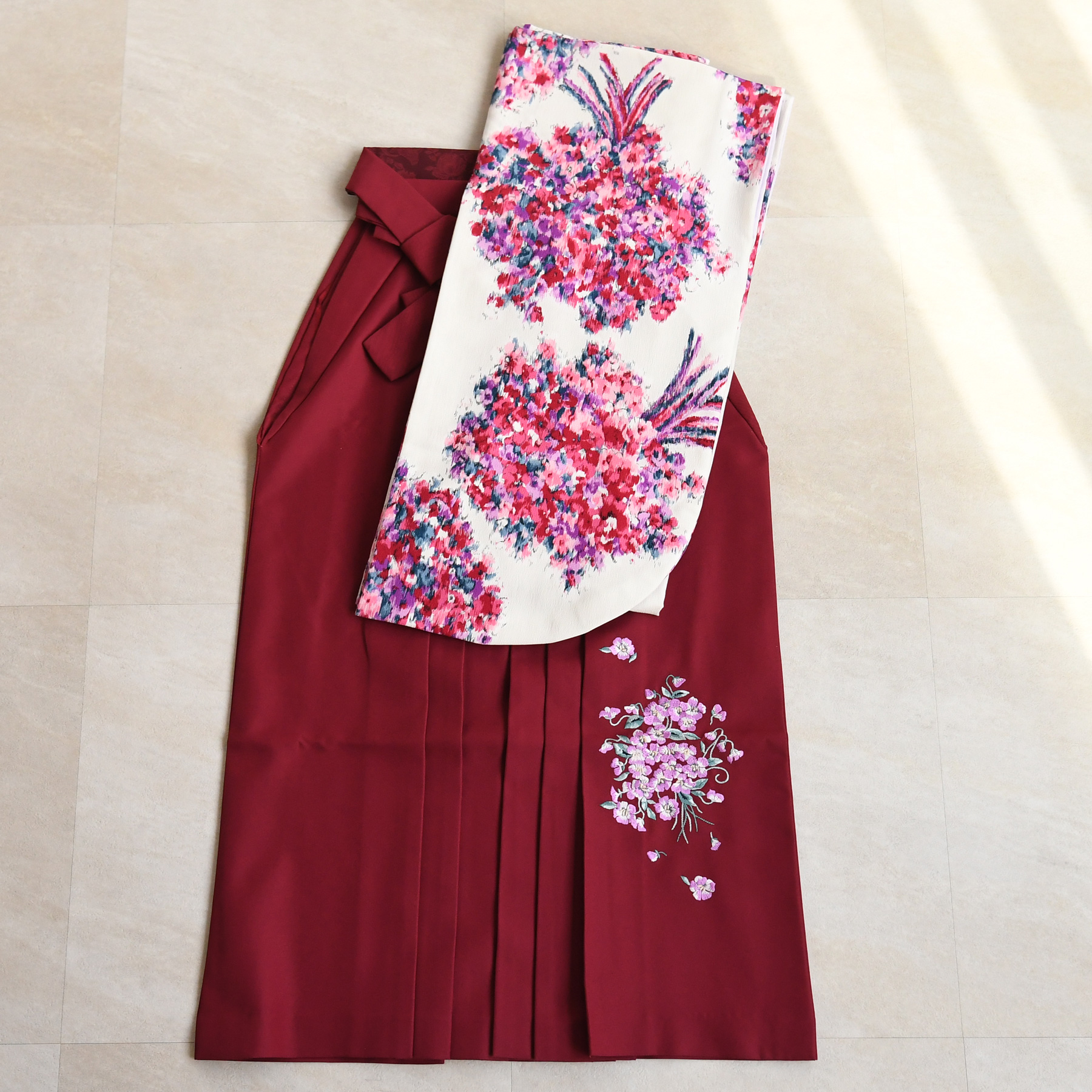 袴 レンタル 卒業式 2尺袖着物 17点セット JILL STUART ジル