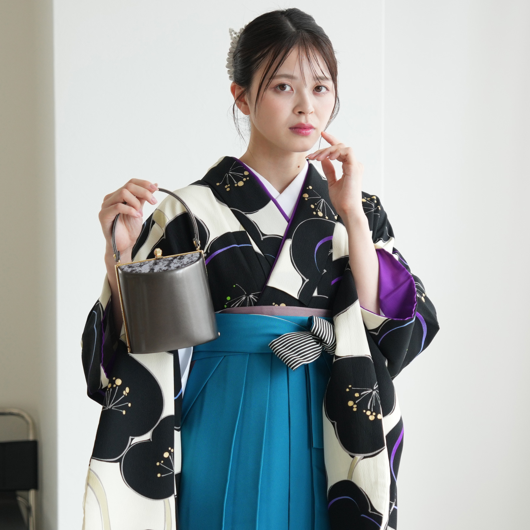 2尺袖着物 袴 17点セット（メイン画像）