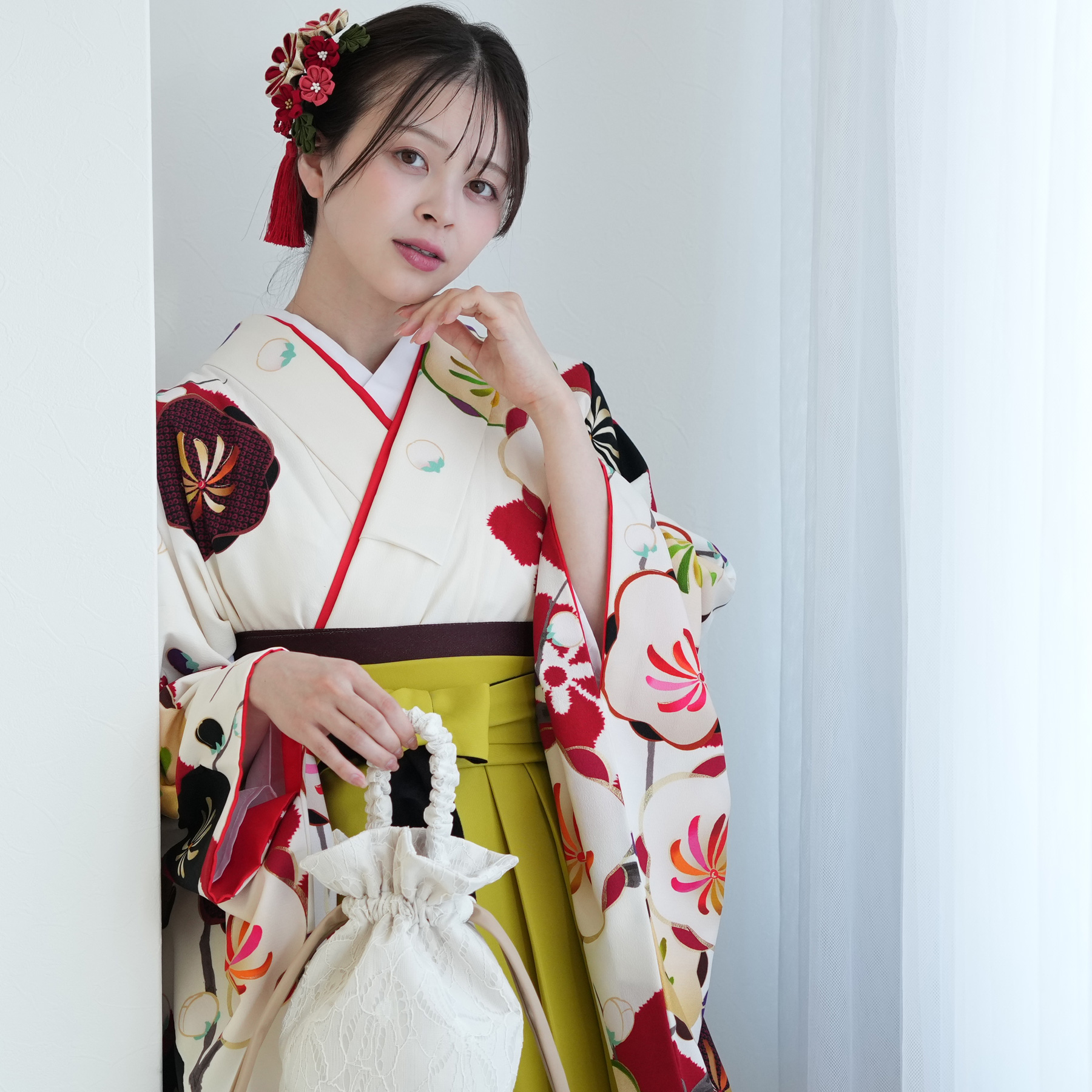 2尺袖着物 袴 17点セット（サブ6画像）