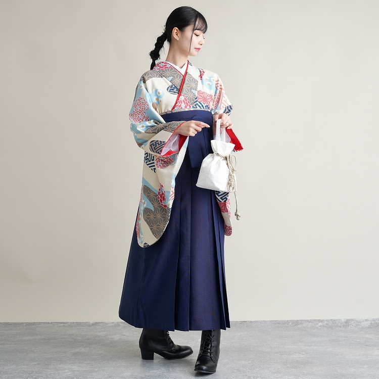 袴 レンタル 卒業式 袴 2尺袖着物 袴 17...の詳細画像3