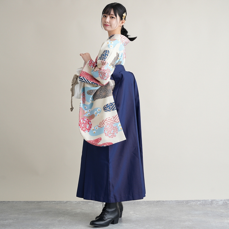 袴 レンタル 卒業式 袴 2尺袖着物 袴 17...の詳細画像4