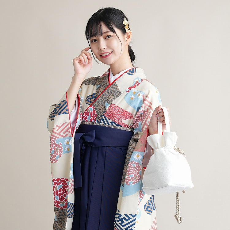 2尺袖着物 袴 17点セット（サブ5画像）