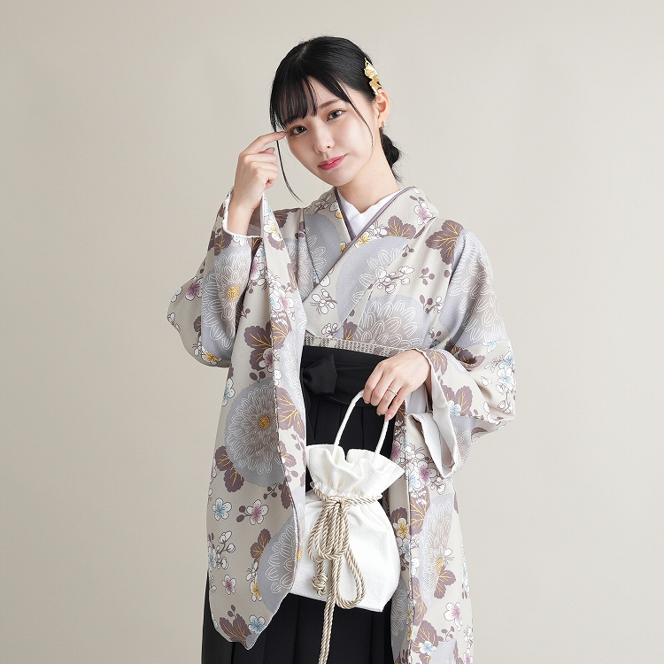 しつけ糸付新品【二尺袖着物単品】ひよこ商店洗える着物グリーン卒業式袴 しつけ糸付新品【二尺袖着物単品】ひよこ商店洗える着物グリーン