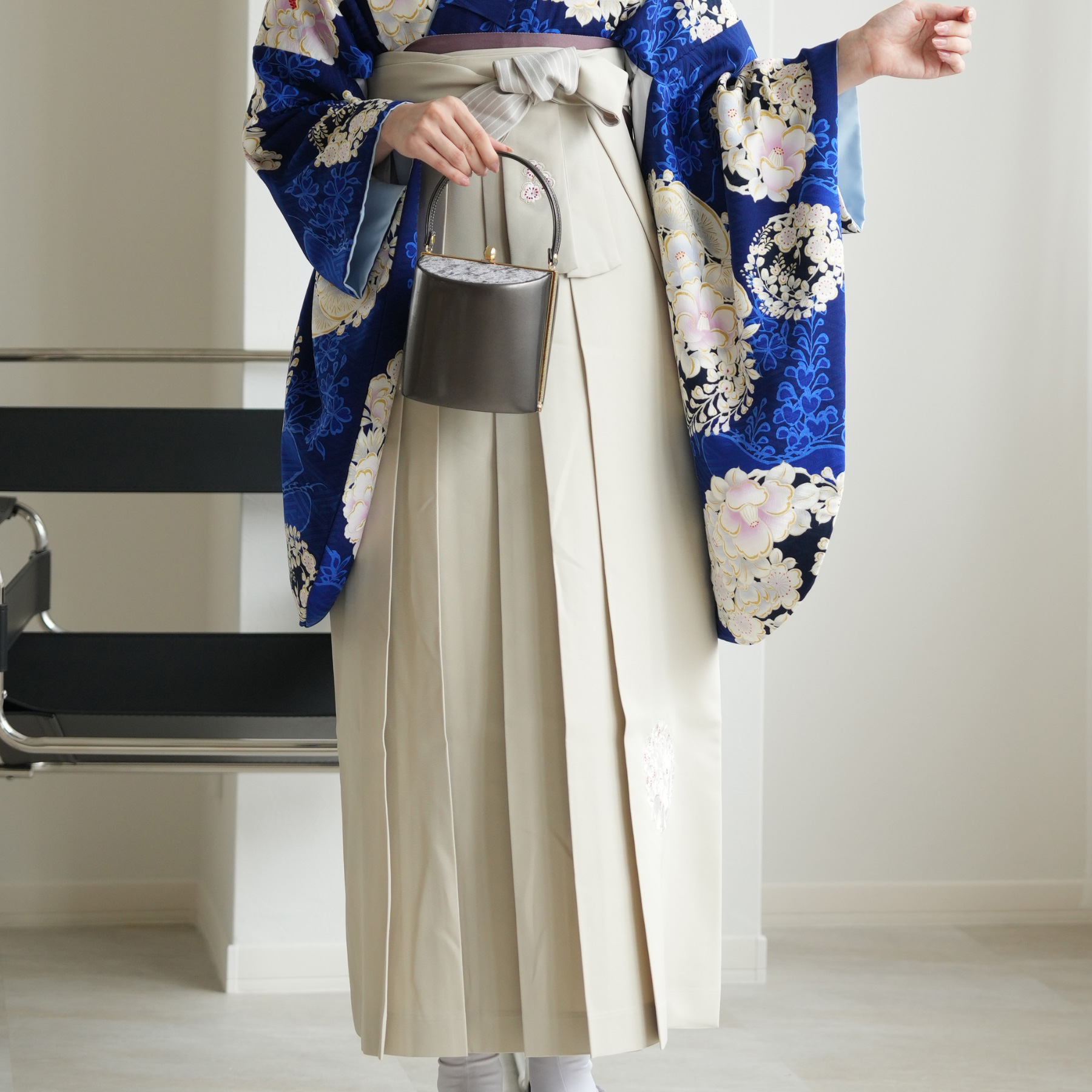 袴 レンタル 卒業式 2尺袖着物 17点セット NATURAL BEAUTY レトロ