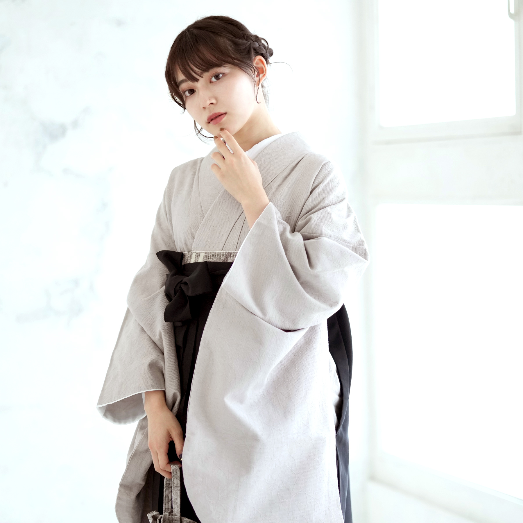 2尺袖着物 袴 17点セット（メイン画像）