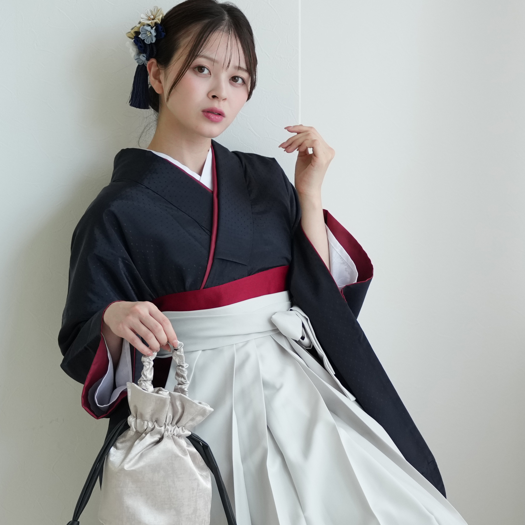 2尺袖着物 袴 17点セット（サブ6画像）