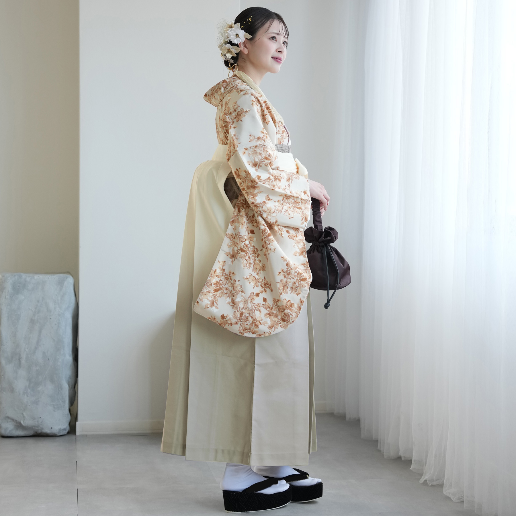 utatane 袴 袴 レンタル 卒業式 二尺袖着物 17点セット utatane 袴セット 大学生