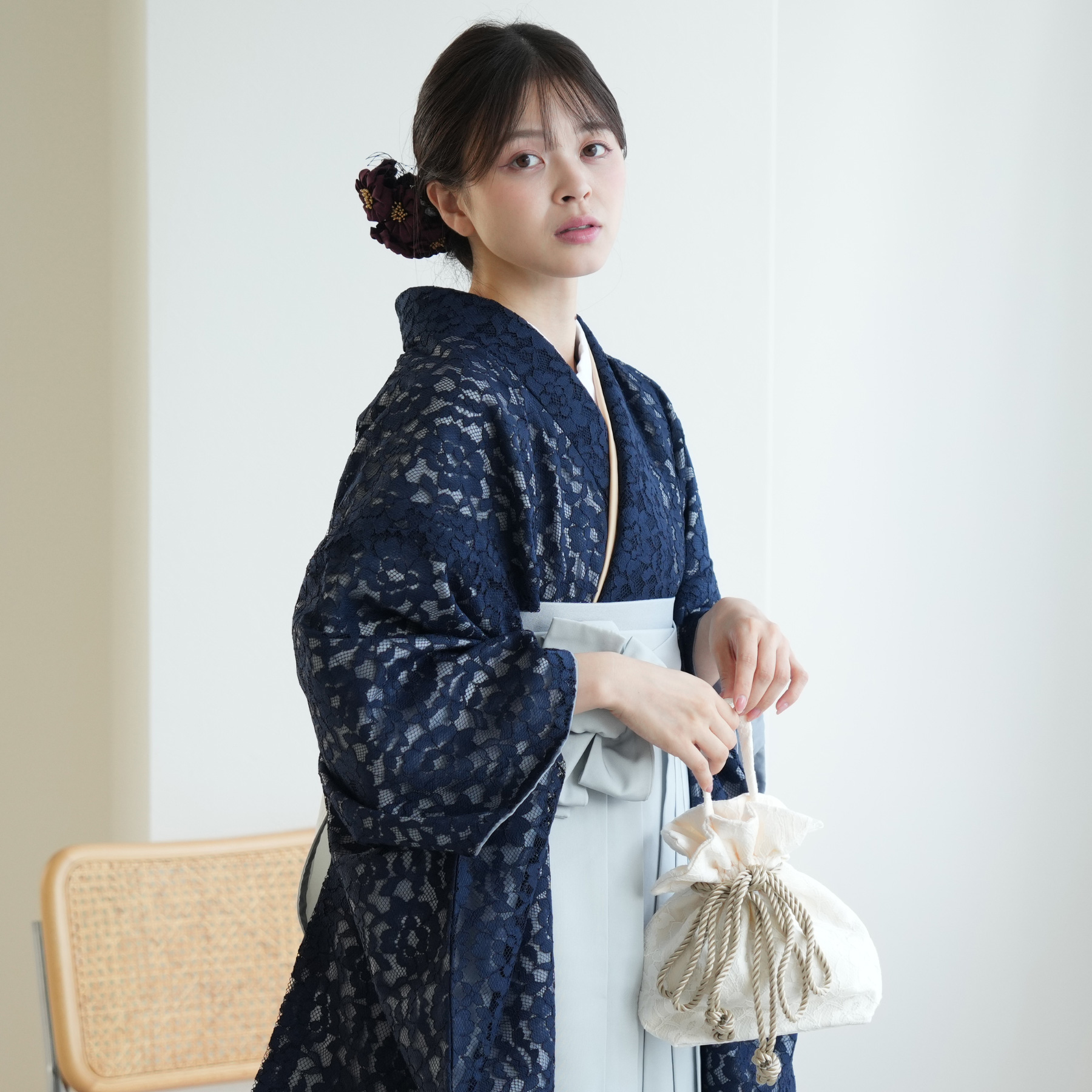 2尺袖着物 袴 17点セット（メイン画像）