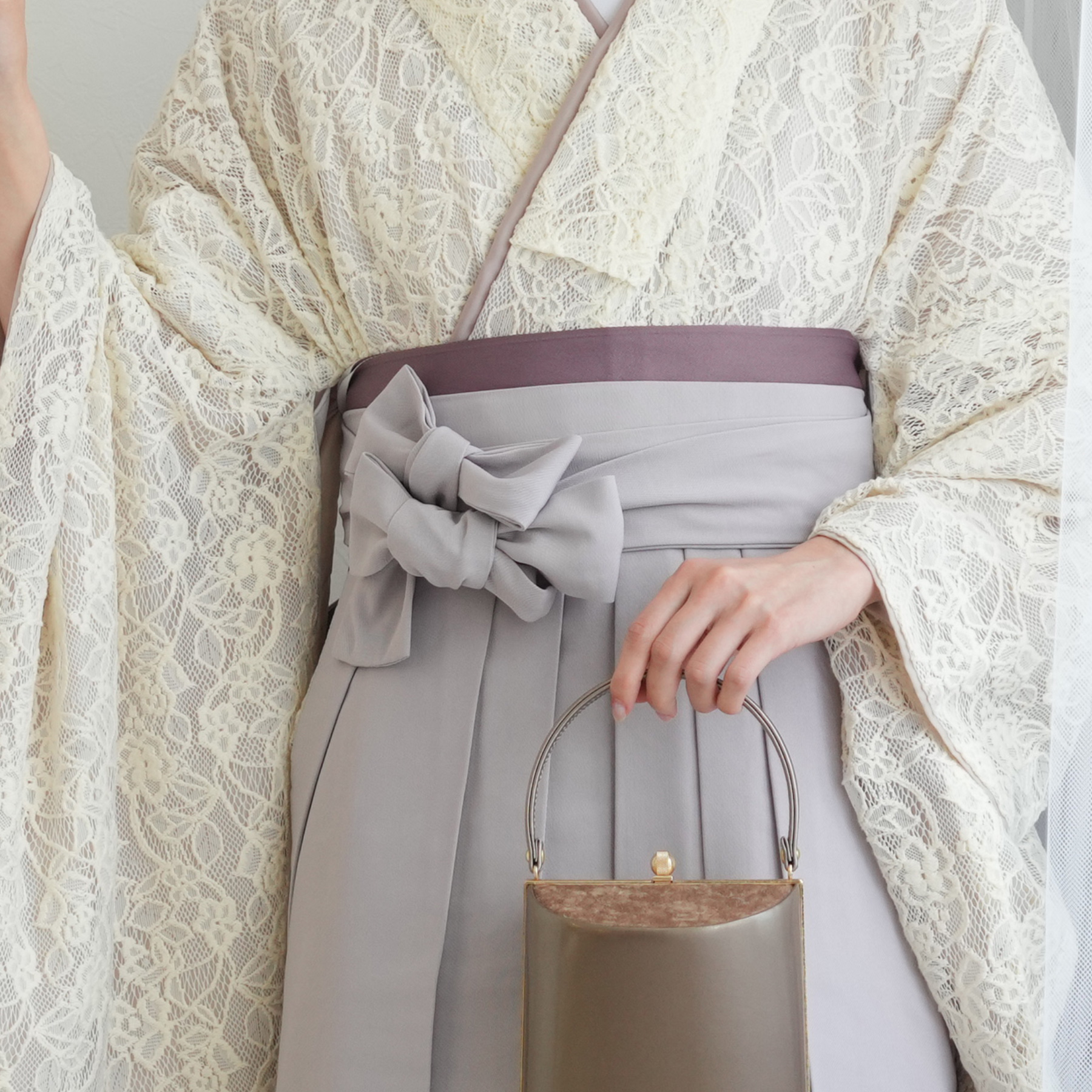 袴 レンタル 卒業式 2尺袖着物 17点セット utatane レトロ モダン 袴 