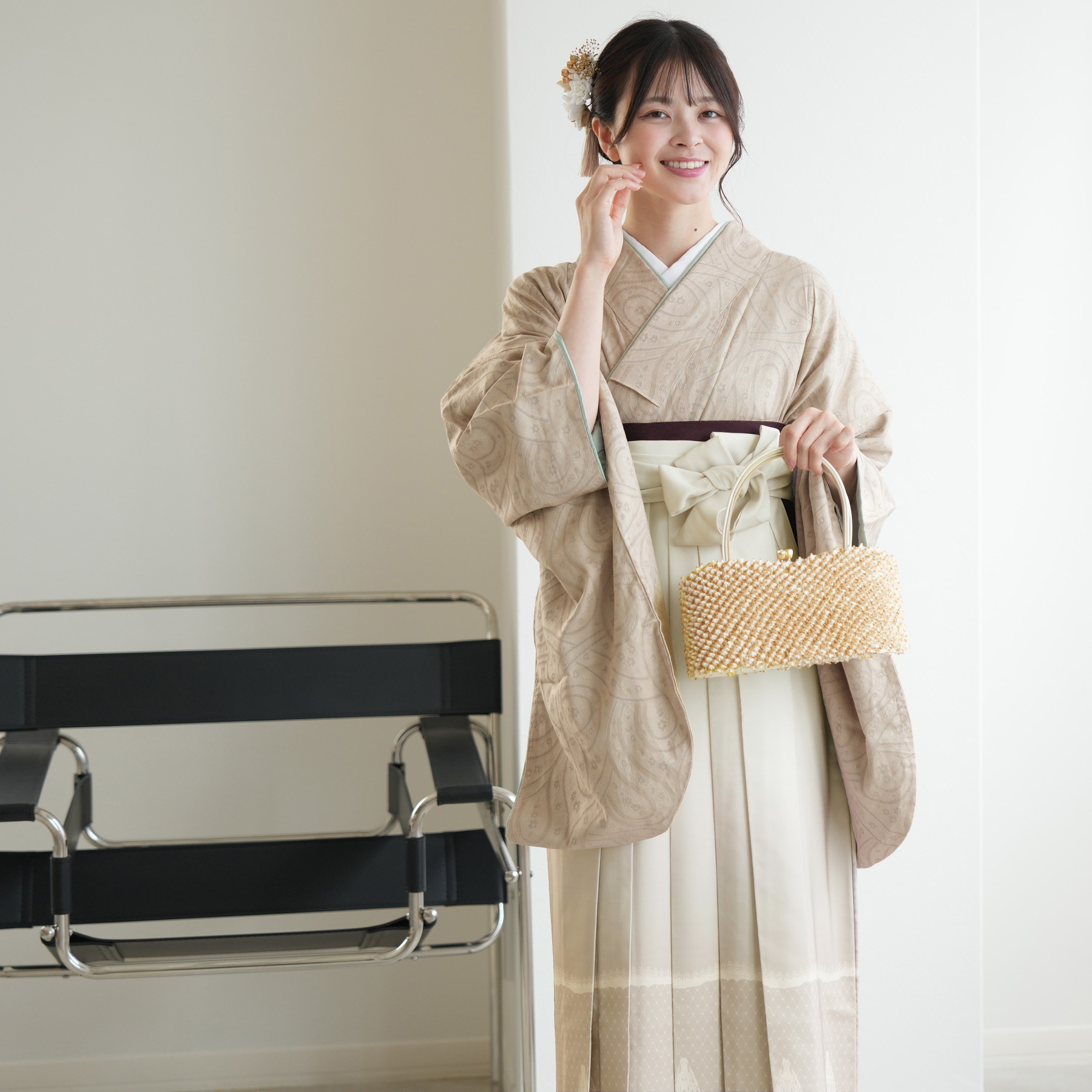 袴 レンタル 卒業式 2尺袖着物 17点セット ニコアンティーク レトロ