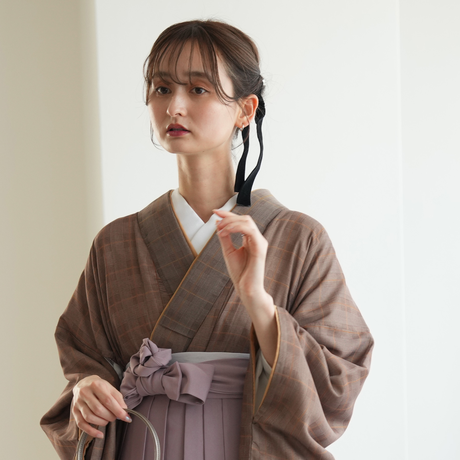 袴 レンタル 卒業式 2尺袖着物 17点セット ニコアンティーク レトロ 