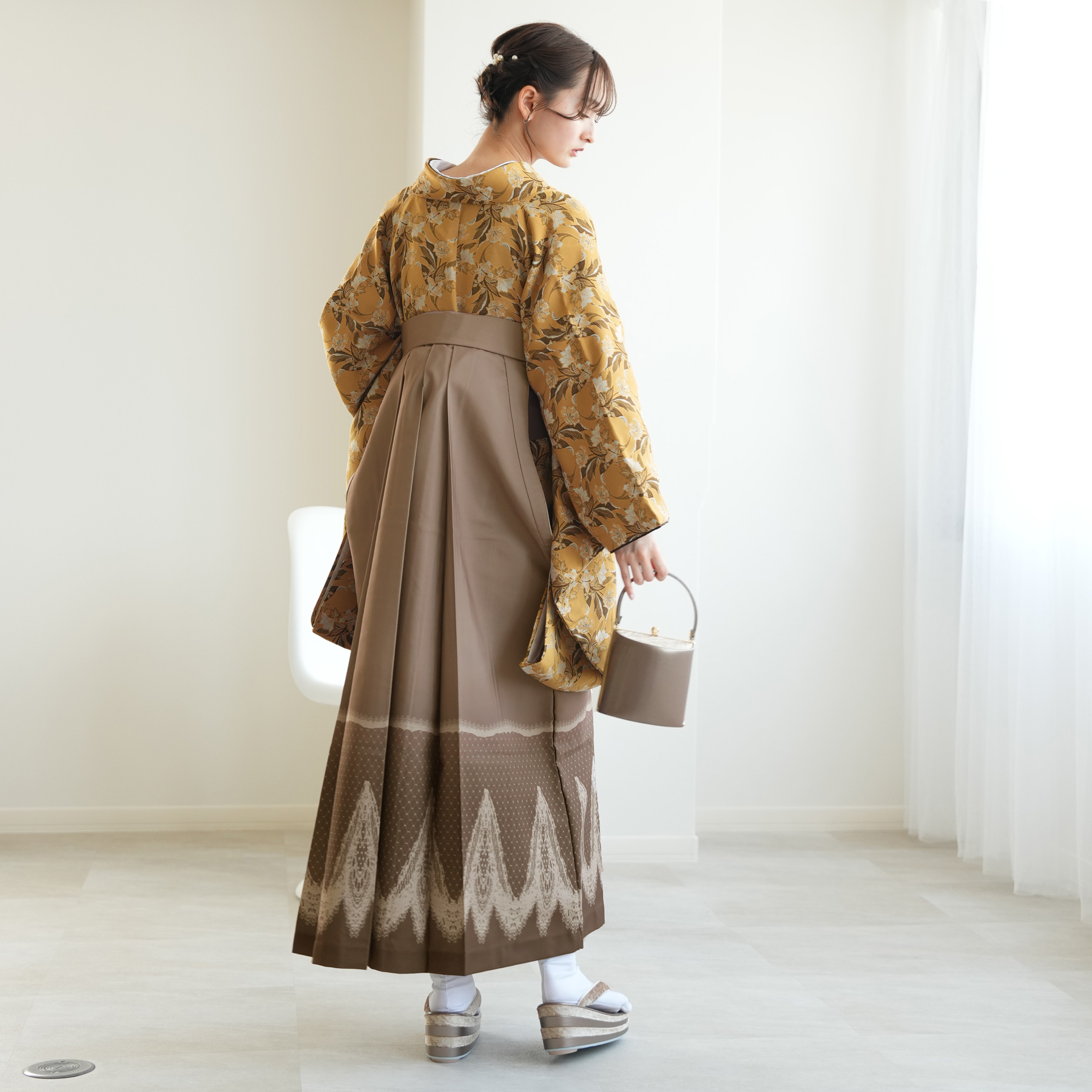 袴 レンタル 卒業式 2尺袖着物 17点セット ニコアンティーク レトロ