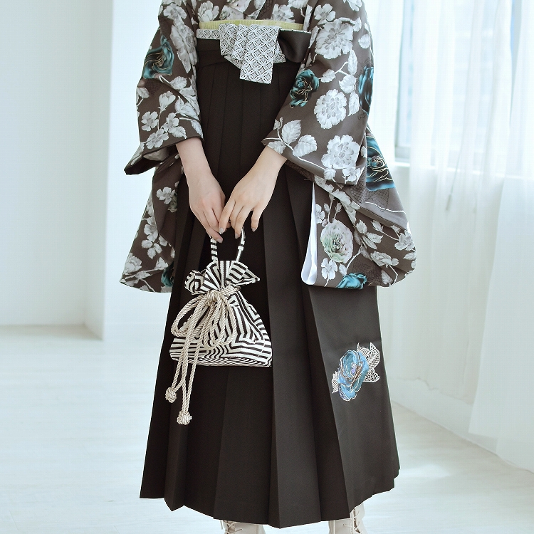 袴 レンタル 卒業式 2尺袖着物 17点セット 玉城ティナ×紅一点 レトロ