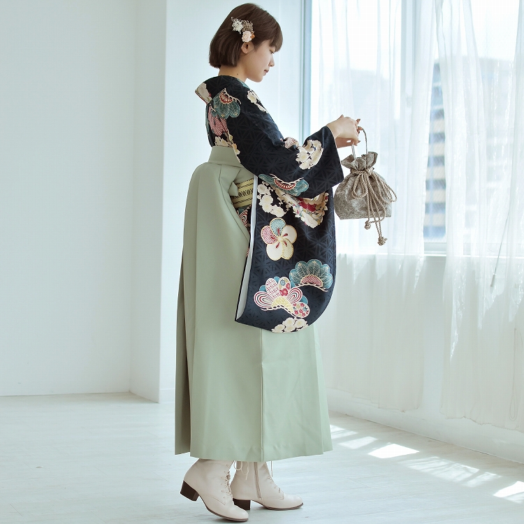 袴 レンタル 卒業式 袴 2尺袖着物 袴 17...の詳細画像4