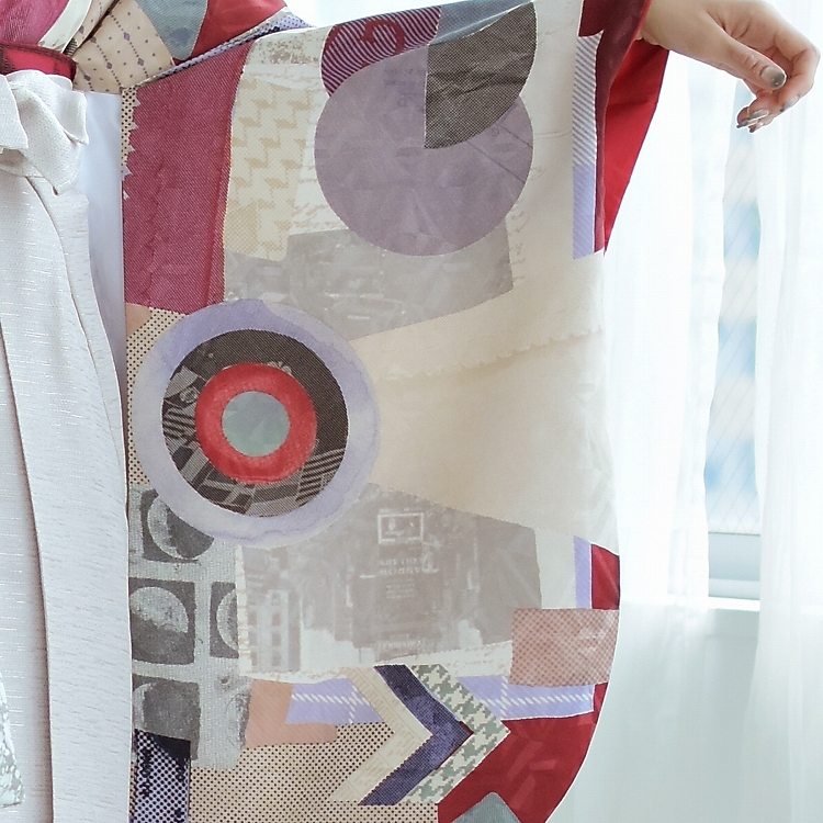 レディース2尺袖着物 袴 17点セット（バリエーションF）