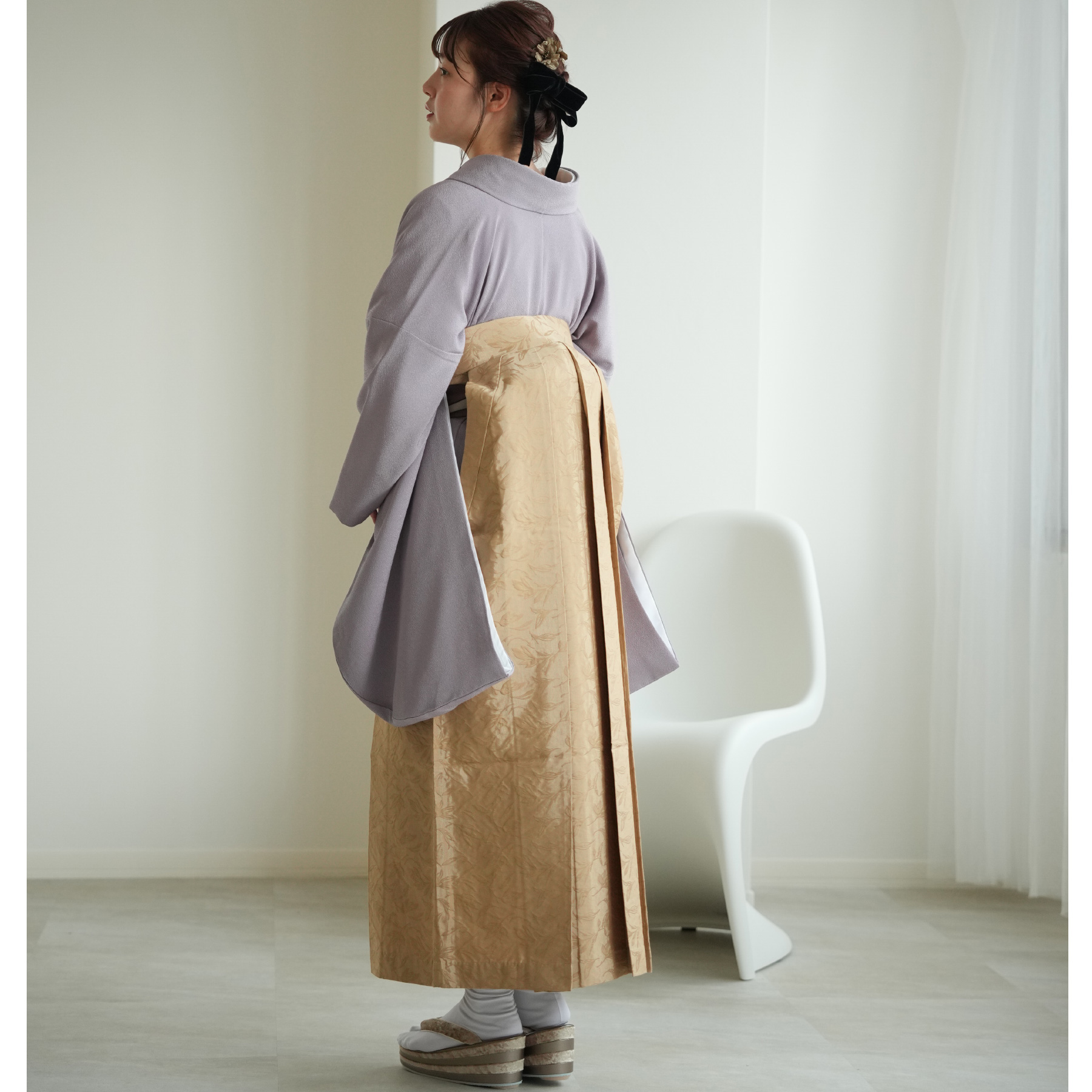 袴 レンタル 卒業式 二尺袖着物 17点セット フルセット utatane 古典柄