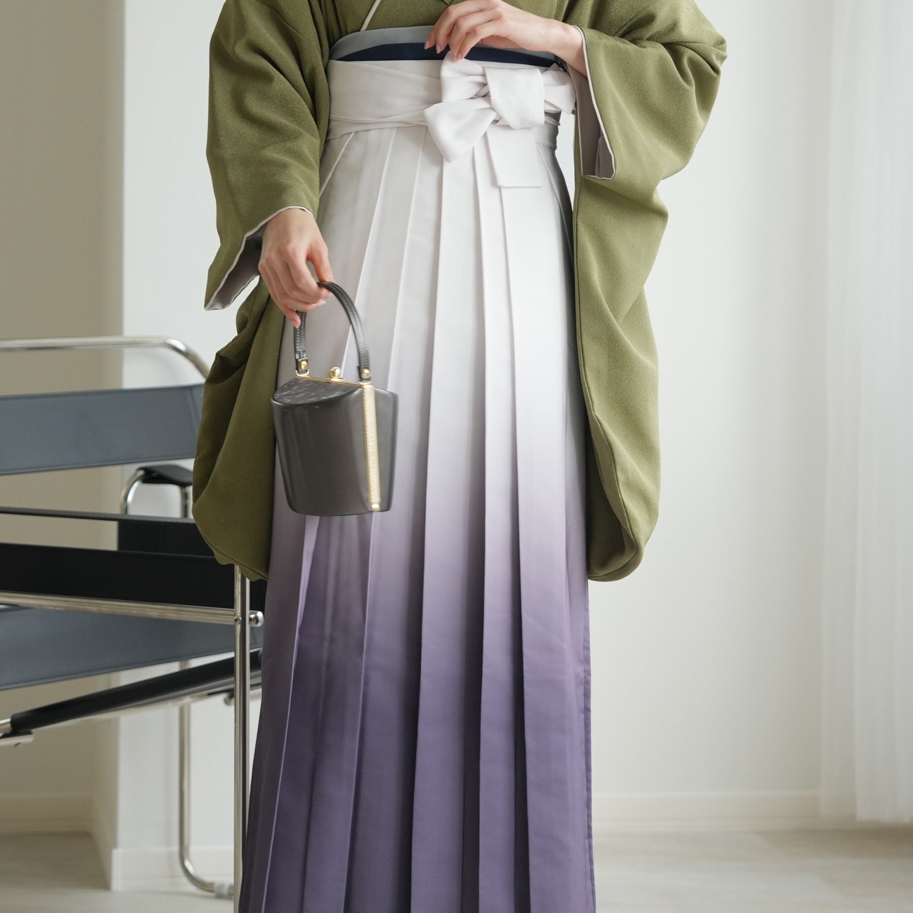 袴 レンタル 卒業式 2尺袖着物 17点セット utatane レトロ 袴セット