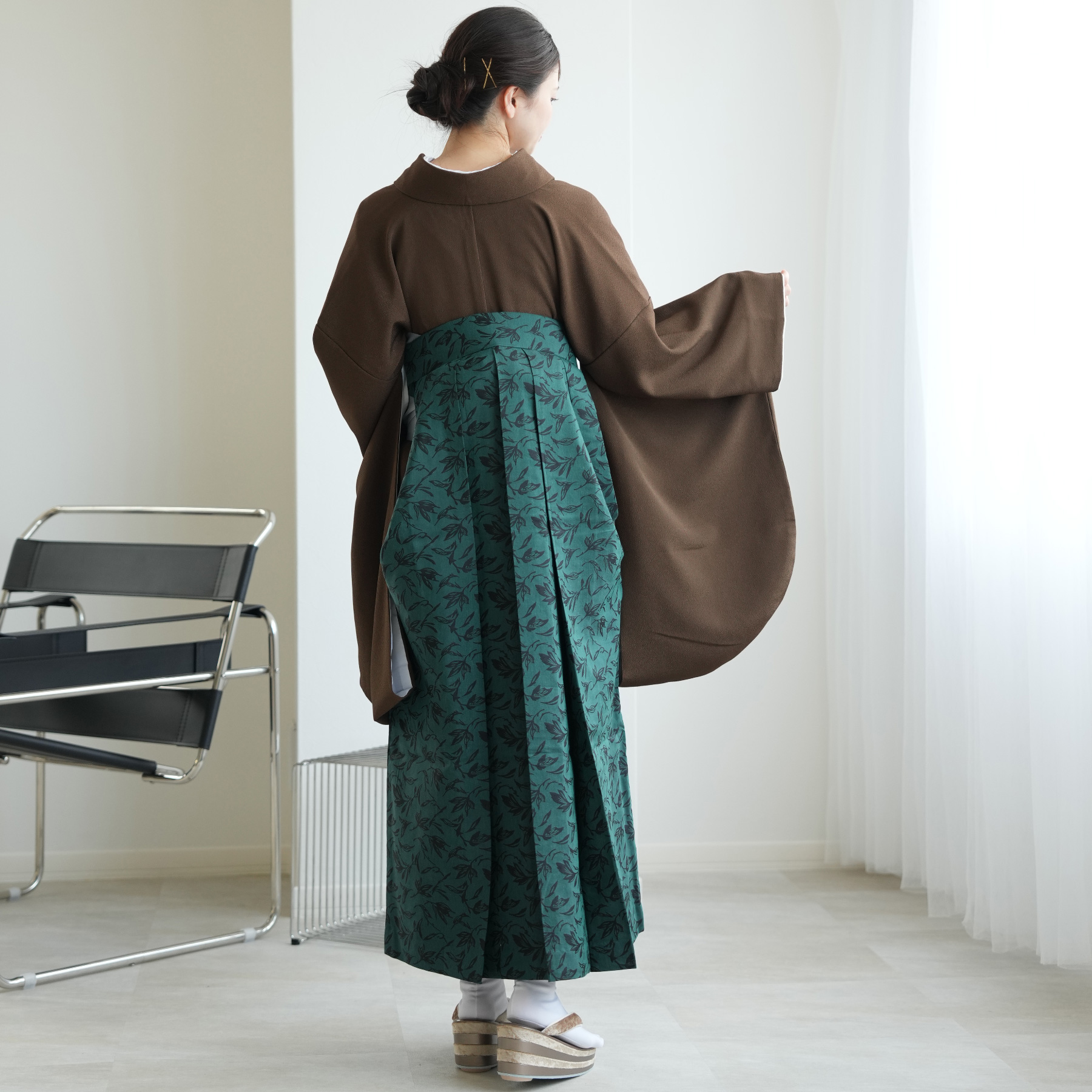 袴 レンタル 卒業式 2尺袖着物 袴 17点セット utatane 古典柄