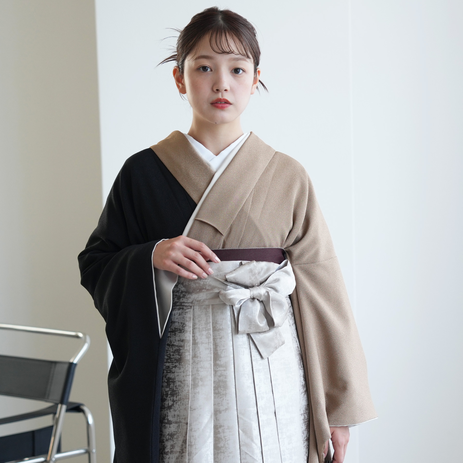 袴 レンタル 卒業式 2尺袖着物 17点セット utatane 古典柄 レトロ
