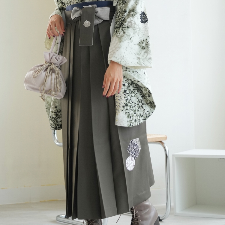 袴 レンタル 卒業式 2尺袖着物 袴セット 17点セット JAPAN STYLE×中