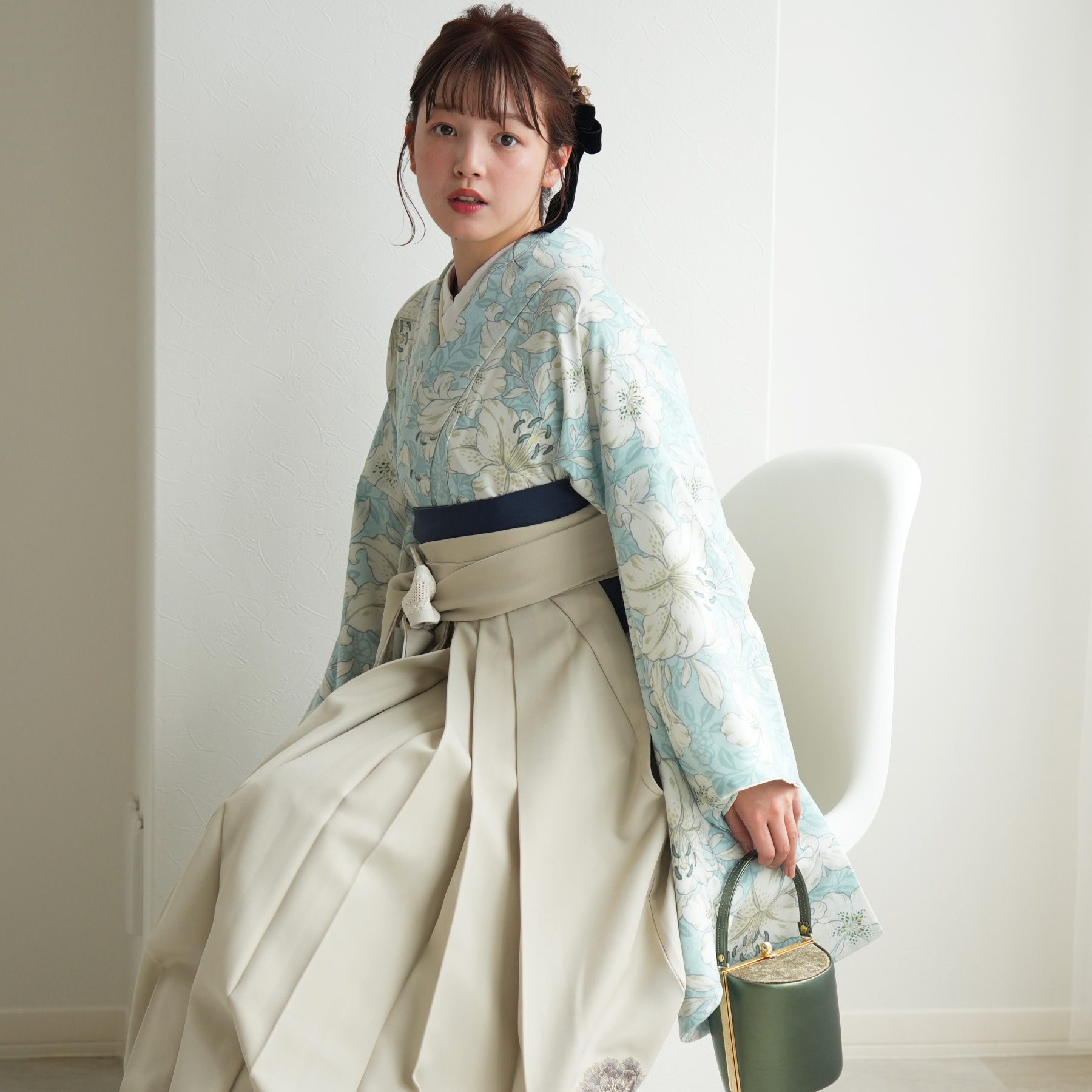 袴 レンタル 卒業式 2尺袖着物 17点セット 玉城ティナ×紅一点