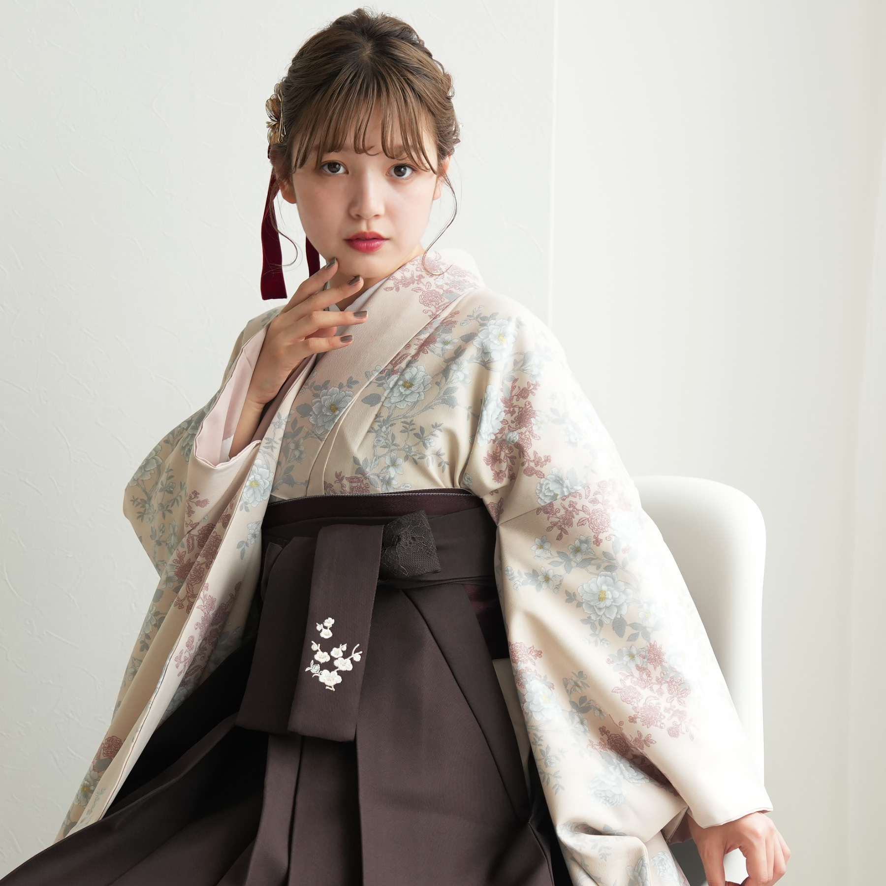 レディース袴 17点セット（メイン画像）