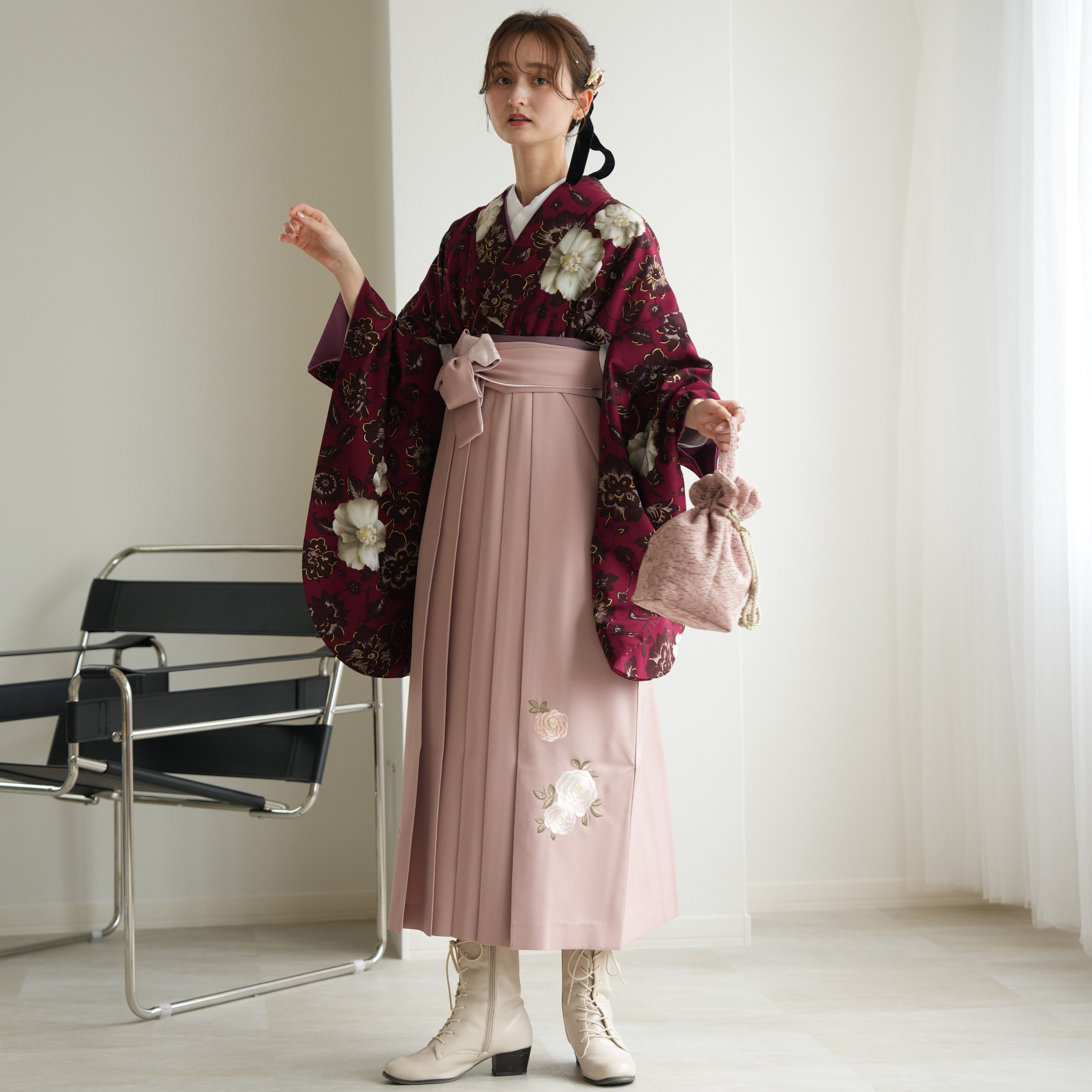 袴 レンタル 卒業式 玉城ティナ×紅一点 袴 ...の詳細画像3