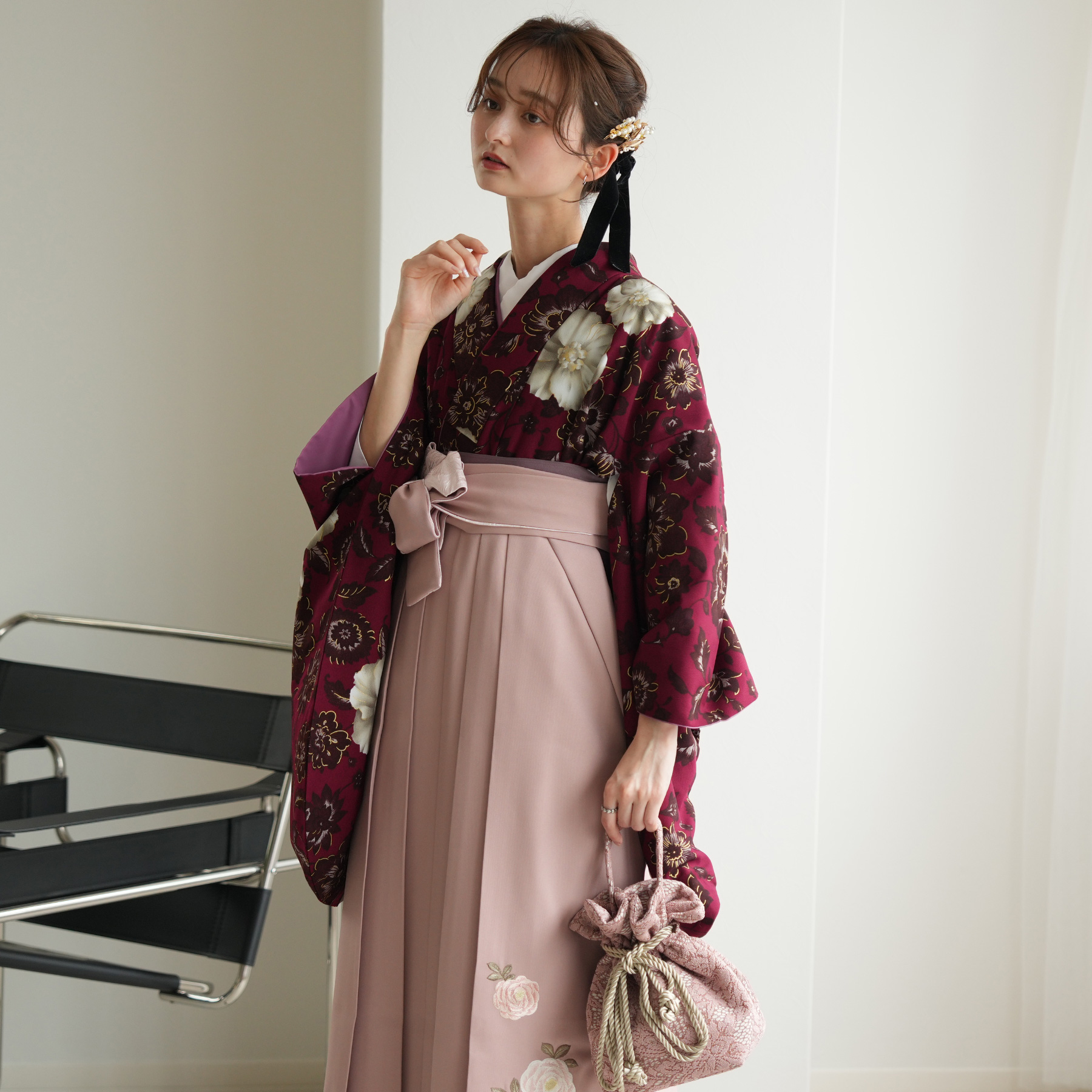 レディース袴 17点セット（サブ5画像）