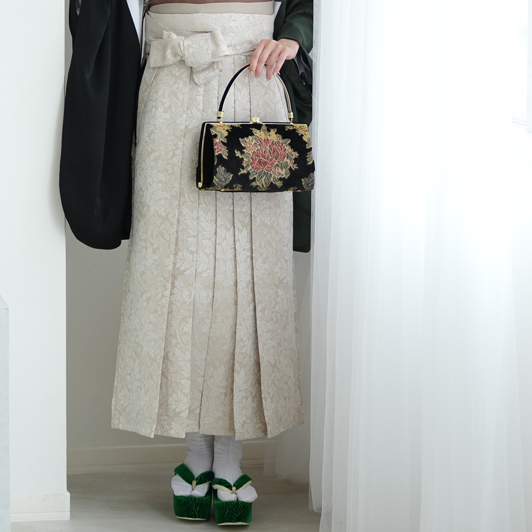 袴セット utatane 半身アシンメトリー