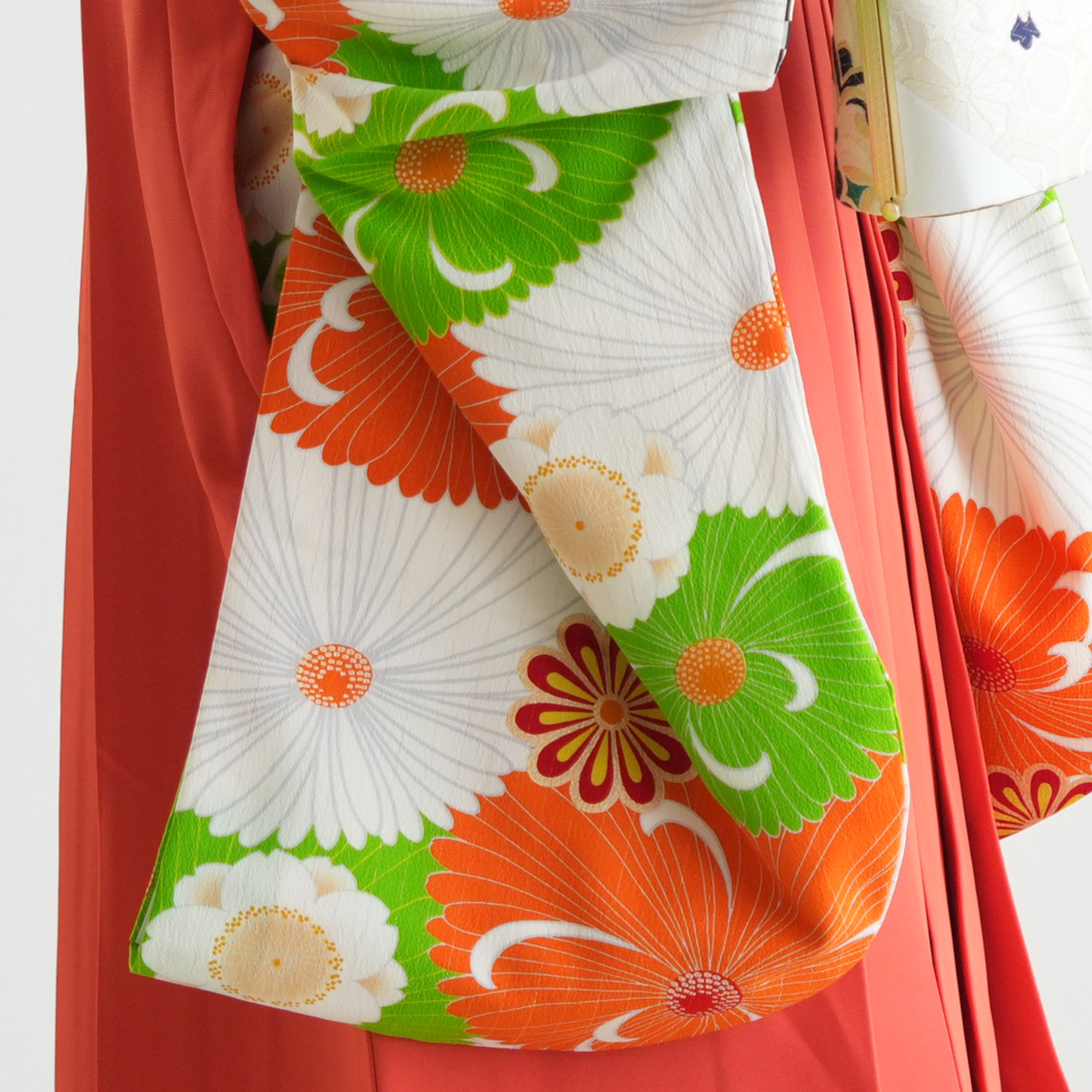 袴 レンタル 卒業式 2尺袖着物 17点セット JAPAN STYLE 古典 レトロ