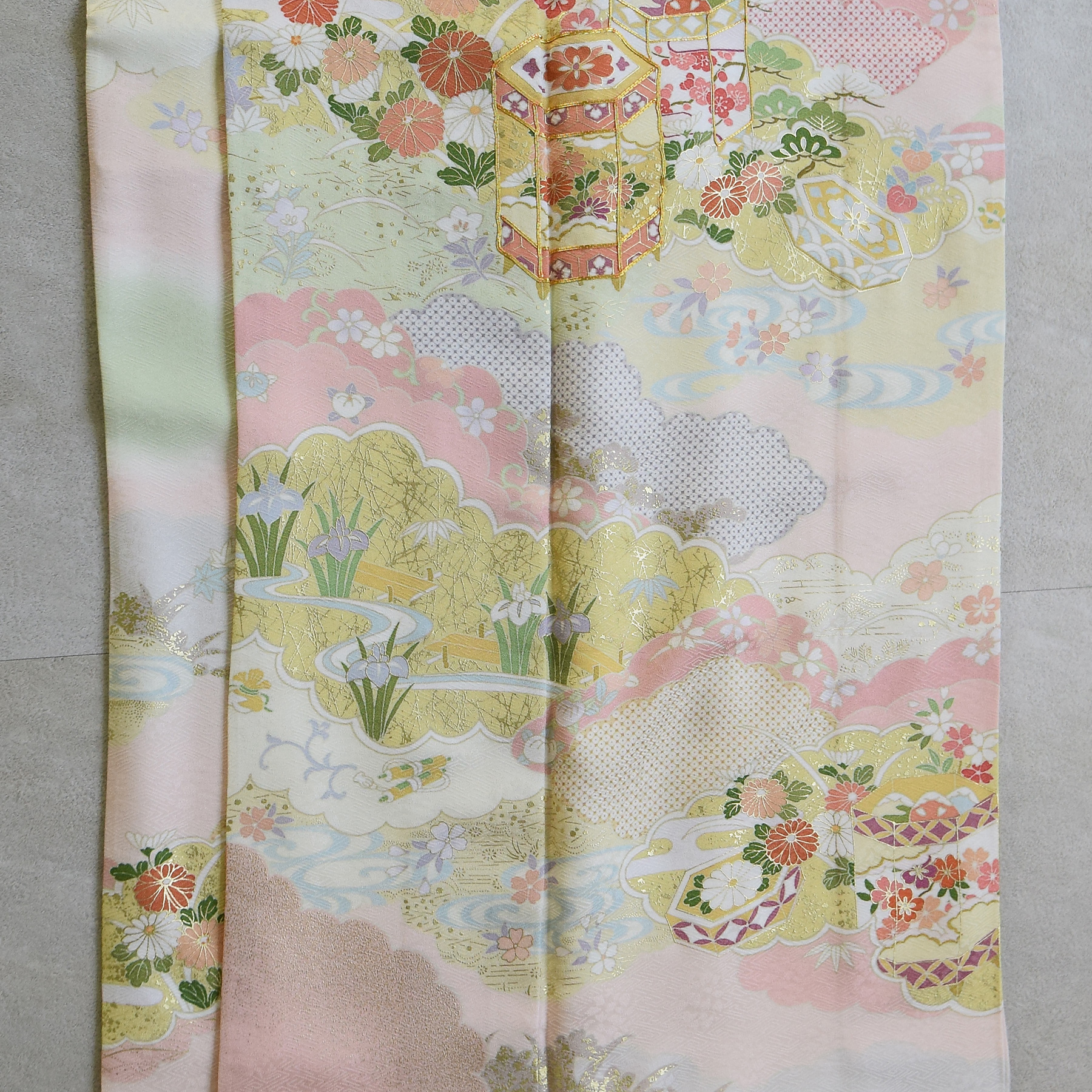 utatane 七五三 ピンク 花柄刺繍 着物セット 【公式通販】