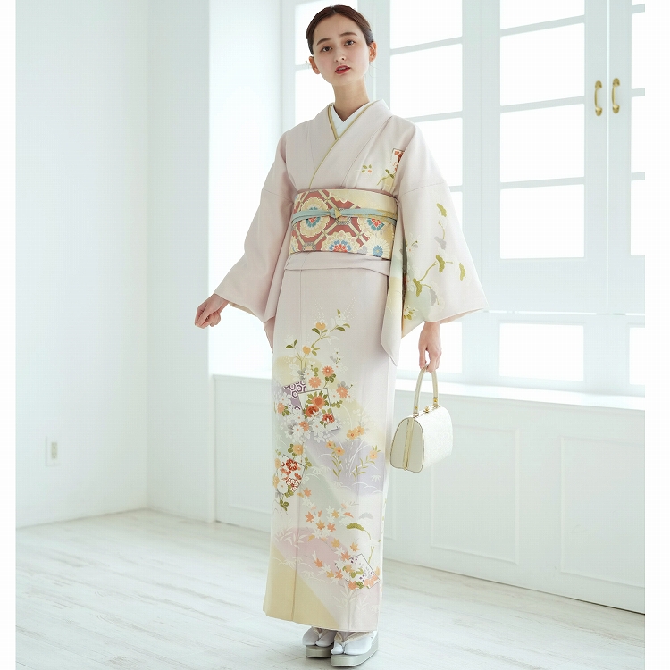 訪問着 レンタル おしゃれ 20点セット 古典柄 レトロ アンティーク系 ...