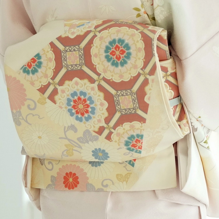 訪問着 レンタル おしゃれ 20点 フルセット 古典柄 正絹 着物 花