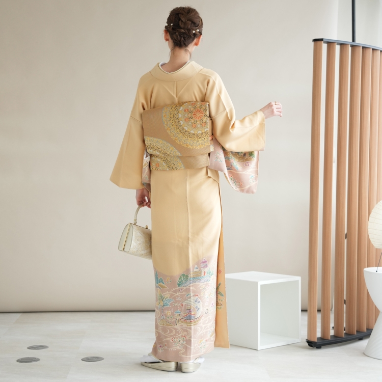 訪問着 レンタル おしゃれ 20点 フルセット 正絹 入学式 入園式 卒業式