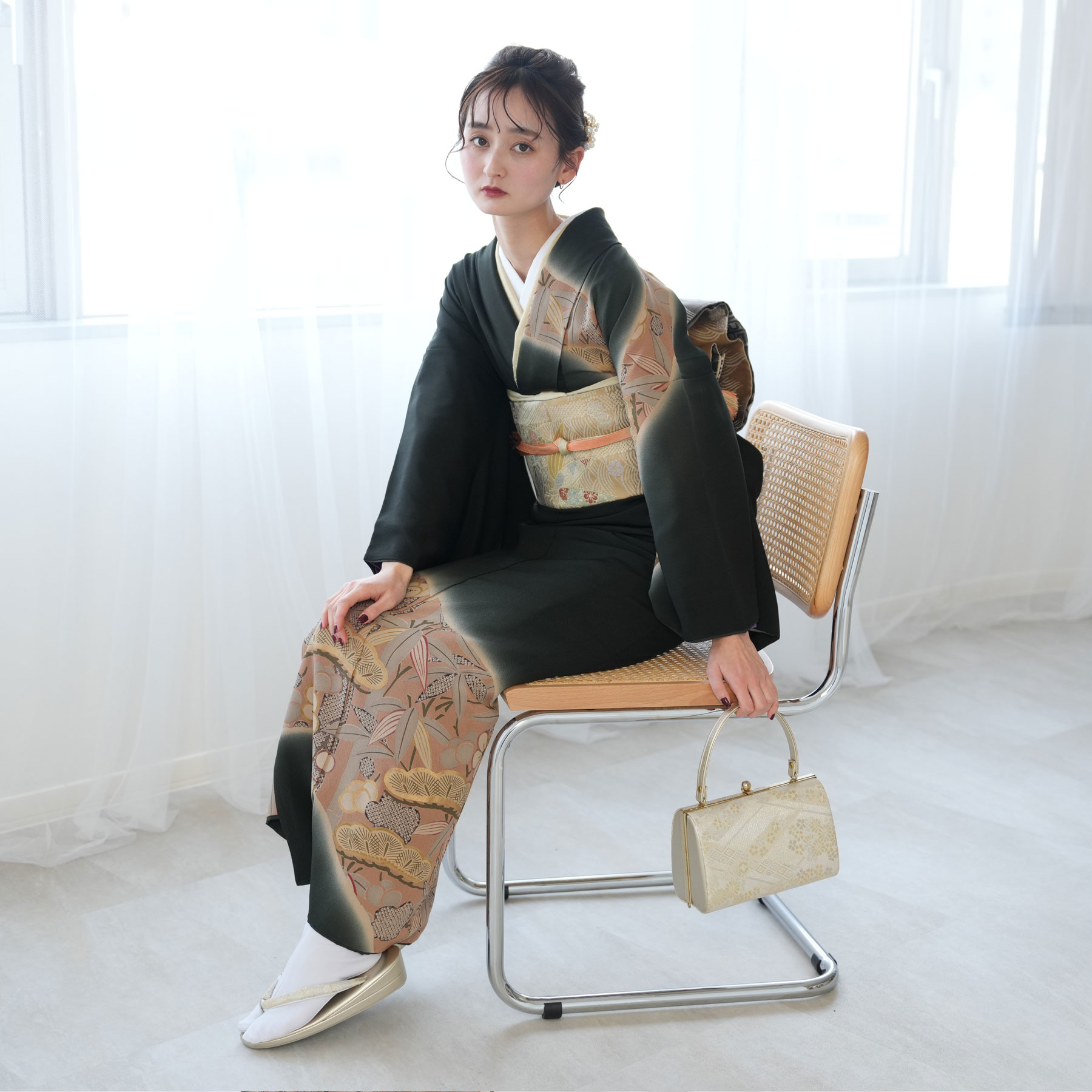 訪問着 レンタル おしゃれ 20点 フルセット 大きい 結婚式 卒業式 卒園